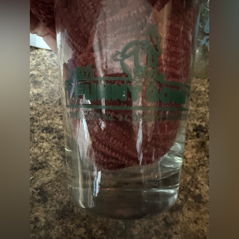 Funny Bone Comedy Club glass
